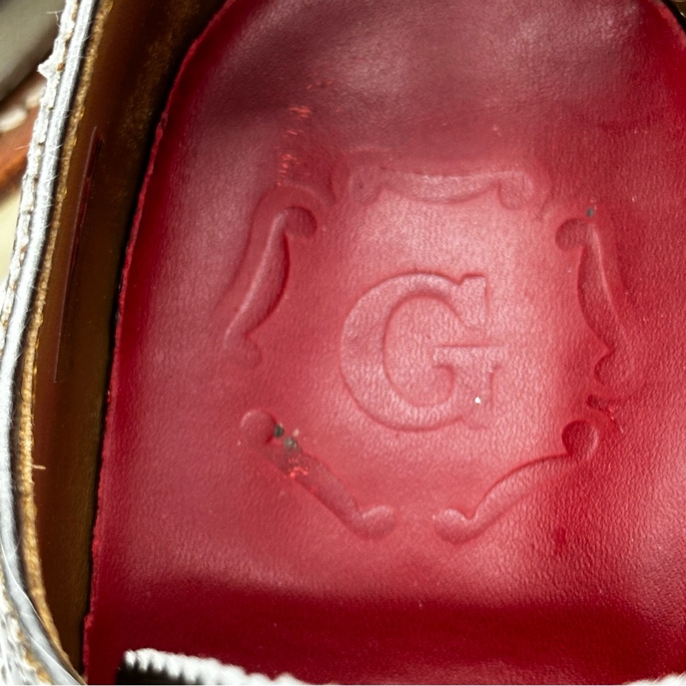 Grenson Gray Platform Brogues - Picture 8 of 10